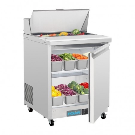 Comprar Saladette Mega Top una puerta serie U 154 litros Polar UA009 en Pepebar