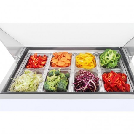 Comprar Saladette Mega Top una puerta serie U 154 litros Polar UA009 en Pepebar