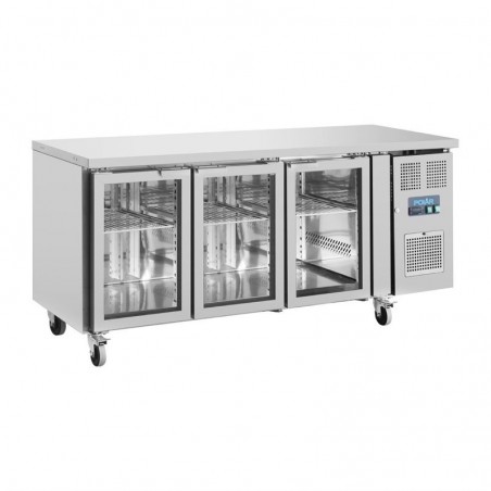 Comprar Bajo mostrador refrigerado 3 Puertas cristal Polar U-Serie UA024 en Pepebar