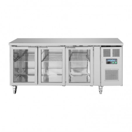 Comprar Bajo mostrador refrigerado 3 Puertas cristal Polar U-Serie UA024 en Pepebar