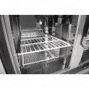 Saladette preparación de pizzas 3 puertas con cristal protector Polar G-Serie 436 litros GH267