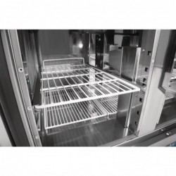 Saladette preparación de pizzas 3 puertas con cristal protector Polar G-Serie 436 litros GH267