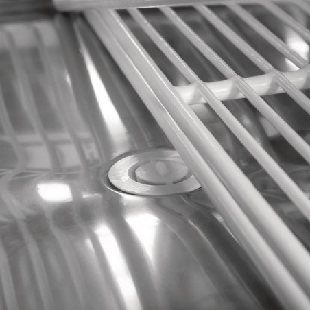 Comprar Saladette preparación de pizzas 3 puertas con cristal protector Polar G-Serie 436 litros GH267 en Pepebar