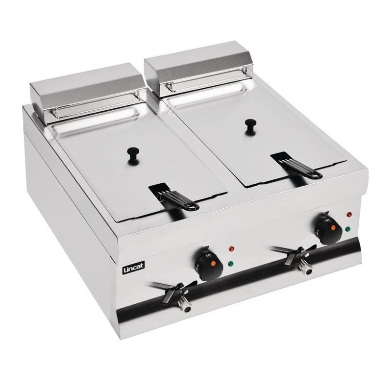 Comprar Freidora doble eléctrica Silverlink 600 Lincat DF66 J537 en Pepebar