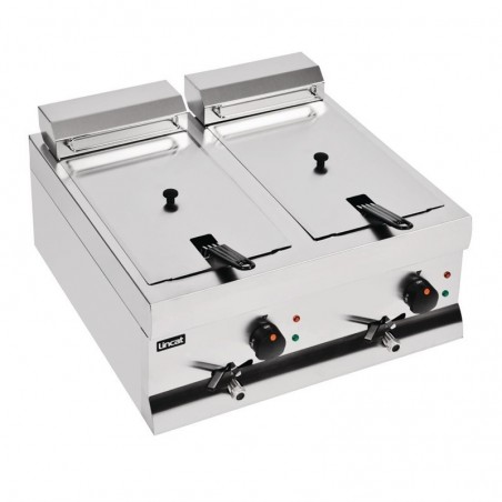 Comprar Freidora doble eléctrica Silverlink 600 Lincat DF66 J537 en Pepebar
