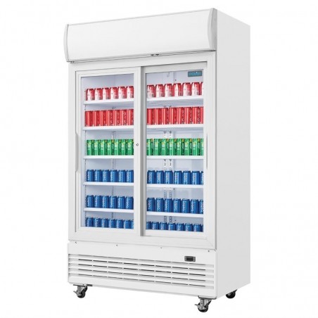 Nevera expositora con luz y puertas correderas Polar G-Serie 950 litros GE581 Comprar Nevera expositora con luz y puertas correderas Polar G-Serie 950 litros GE581 en Pepebar