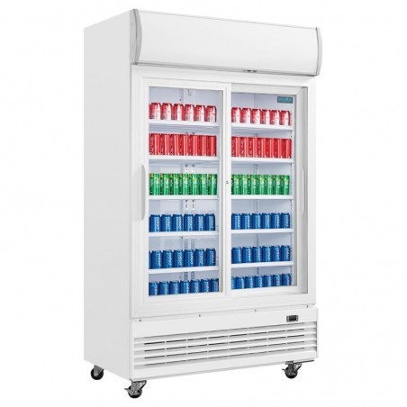 Nevera expositora con luz y puertas correderas Polar G-Serie 950 litros GE581 Comprar Nevera expositora con luz y puertas correderas Polar G-Serie 950 litros GE581 en Pepebar