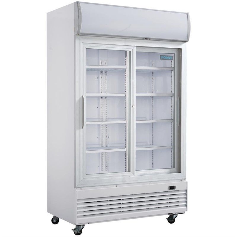 Nevera expositora con luz y puertas correderas Polar G-Serie 950 litros GE581 Comprar Nevera expositora con luz y puertas correderas Polar G-Serie 950 litros GE581 en Pepebar
