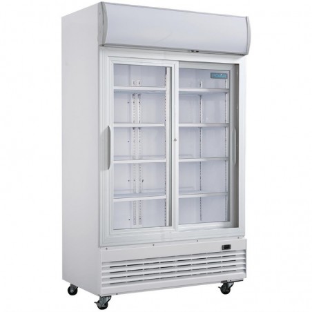 Nevera expositora con luz y puertas correderas Polar G-Serie 950 litros GE581 Comprar Nevera expositora con luz y puertas correderas Polar G-Serie 950 litros GE581 en Pepebar