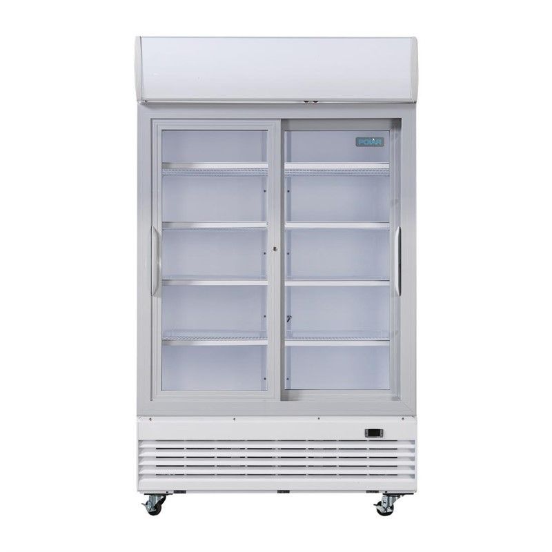 Nevera expositora con luz y puertas correderas Polar G-Serie 950 litros GE581 Comprar Nevera expositora con luz y puertas correderas Polar G-Serie 950 litros GE581 en Pepebar