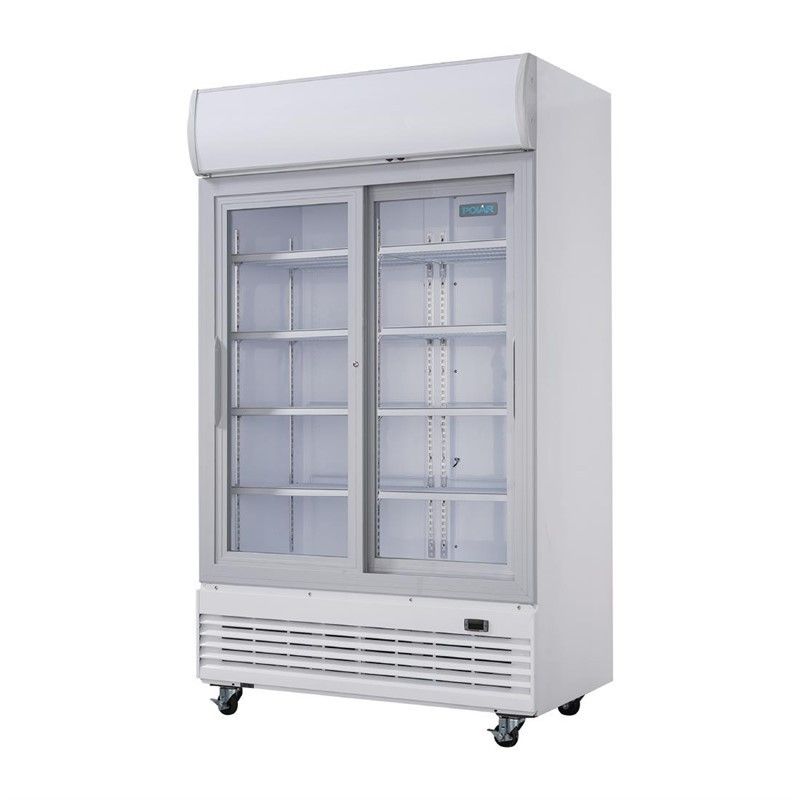Nevera expositora con luz y puertas correderas Polar G-Serie 950 litros GE581 Comprar Nevera expositora con luz y puertas correderas Polar G-Serie 950 litros GE581 en Pepebar