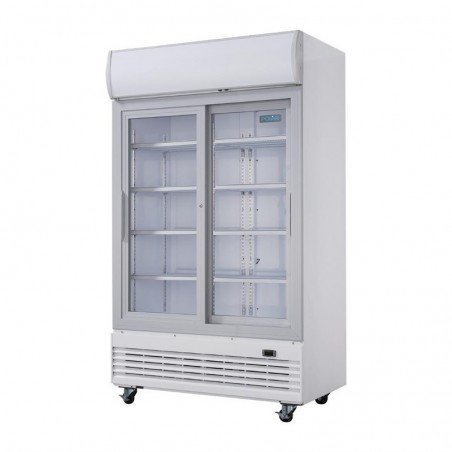 Nevera expositora con luz y puertas correderas Polar G-Serie 950 litros GE581 Comprar Nevera expositora con luz y puertas correderas Polar G-Serie 950 litros GE581 en Pepebar