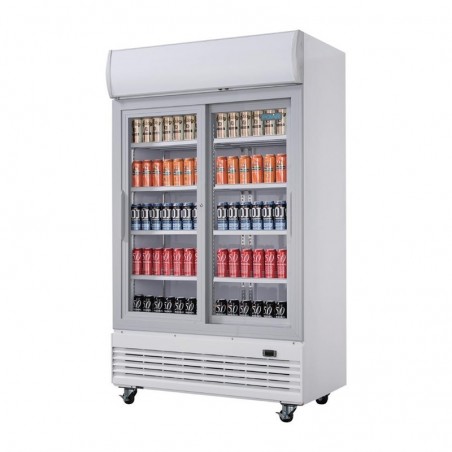 Nevera expositora con luz y puertas correderas Polar G-Serie 950 litros GE581 Comprar Nevera expositora con luz y puertas correderas Polar G-Serie 950 litros GE581 en Pepebar