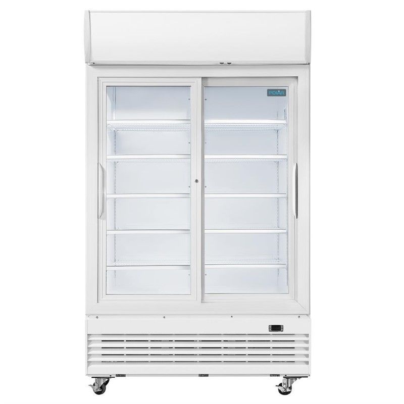 Nevera expositora con luz y puertas correderas Polar G-Serie 950 litros GE581 Comprar Nevera expositora con luz y puertas correderas Polar G-Serie 950 litros GE581 en Pepebar