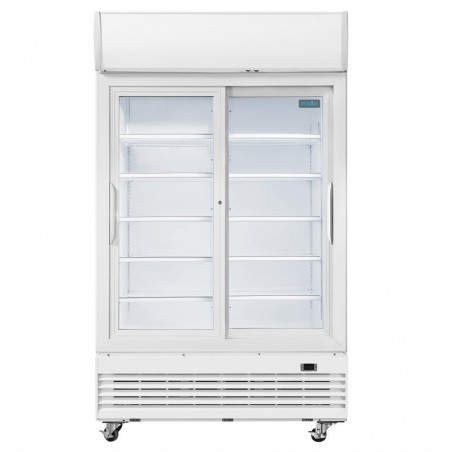 Nevera expositora con luz y puertas correderas Polar G-Serie 950 litros GE581 Comprar Nevera expositora con luz y puertas correderas Polar G-Serie 950 litros GE581 en Pepebar