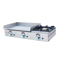 Plancha con fogón a gas - Pepebar Plancha con fogón a gas - Catálogo Cocinas de acero inoxidable