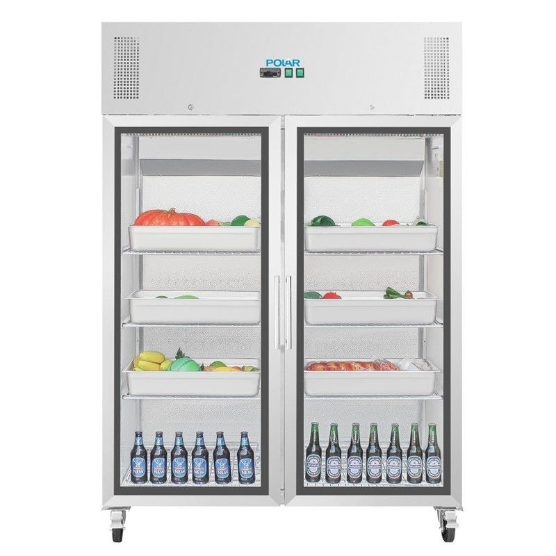 Nevera expositora dos puertas Serie G 1200 litros Polar CW198 Comprar Nevera expositora dos puertas Serie G 1200 litros Polar CW198 en Pepebar