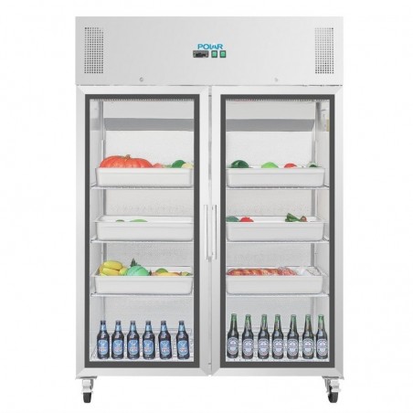 Nevera expositora dos puertas Serie G 1200 litros Polar CW198 Comprar Nevera expositora dos puertas Serie G 1200 litros Polar CW198 en Pepebar
