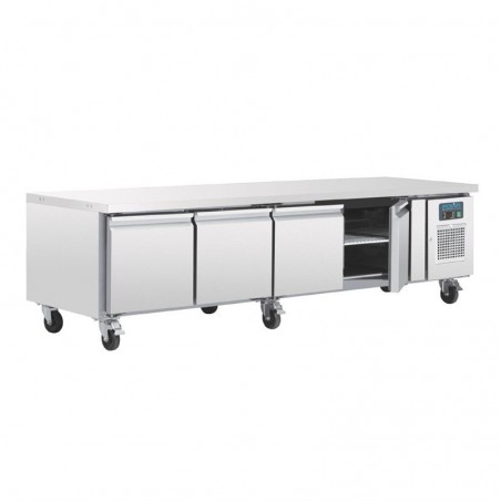 Comprar Bajo mostrador refrigerado 4 puertas con ruedas Serie U 1/1 GN Polar DA464 en Pepebar