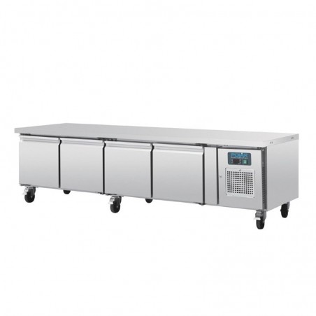 Comprar Bajo mostrador refrigerado 4 puertas con ruedas Serie U 1/1 GN Polar DA464 en Pepebar