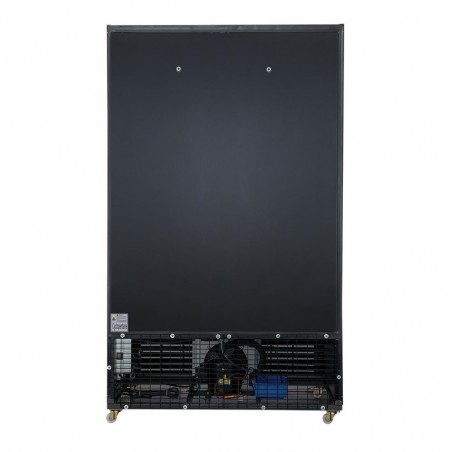 Comprar Nevera expositora negra doble puerta abatible con luz 950 litros G-Serie Polar GM813 en Pepebar