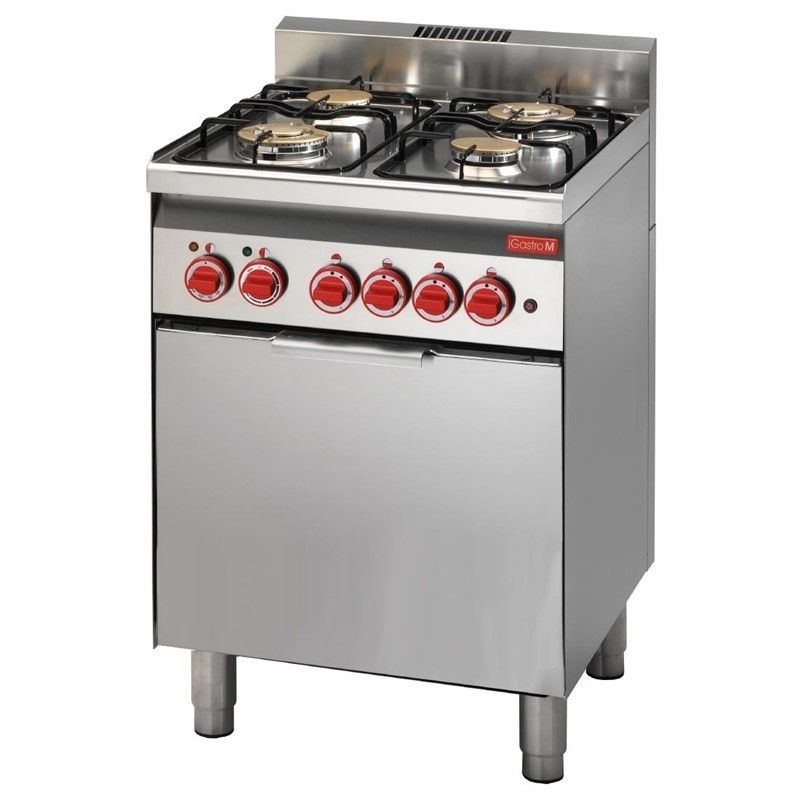 Comprar Cocina gas 4 quemadores y horno convección Gastro M 60/60GFGE GN013 en Pepebar