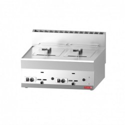 Freidora industrial a gas 8+8 litros Gastro M 65/70 FRG GL920