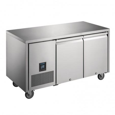 Comprar Mesa refrigerada 267 litros doble puerta con ruedas Premium U-Serie Polar UA005 en Pepebar