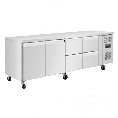 Comprar Mesa refrigerada 2 puertas y 4 cajones 476 litros U-Serie Polar UA021 en Pepebar