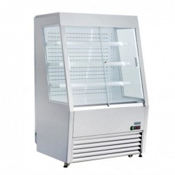 Vitrina expositora refrigerada 918mm puertas correderas con cerradura Polar CM287