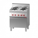 Cocina eléctrica 4 placas con horno de convección Gastro M GN053
