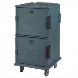 Carro térmico 2 compartimentos Ultra gris Camcart UPC1600 Cambro CJ634 - Pepebar Carro térmico 2 compartimentos Ultra gris Camcart UPC1600 Cambro CJ634