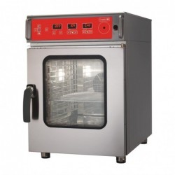 Horno combi convección y vapor electrónico 6 x GN 1/1 Gastro M DS468
