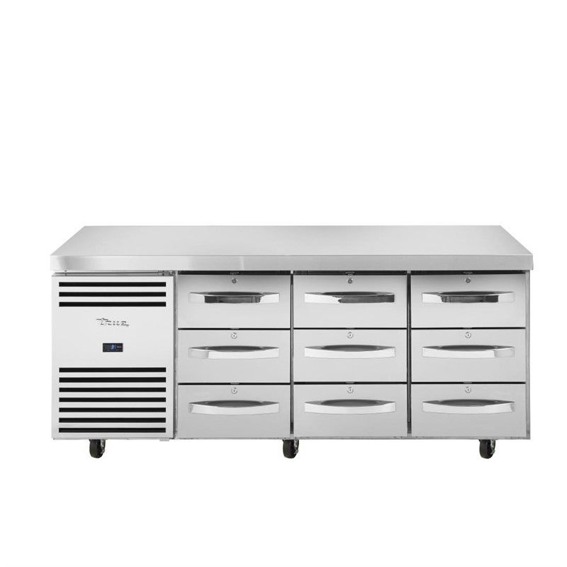 Comprar Mesa fría 9 cajones 147 litros True FB015 en Pepebar