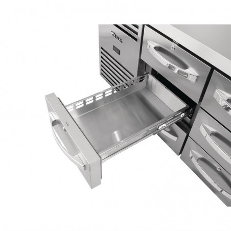 Comprar Mesa fría 9 cajones 147 litros True FB015 en Pepebar