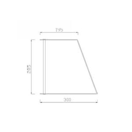 Comprar Vitrina neutra metacrilato MT-S con soportes Varias medidas Vitrinas Gómez en Pepebar