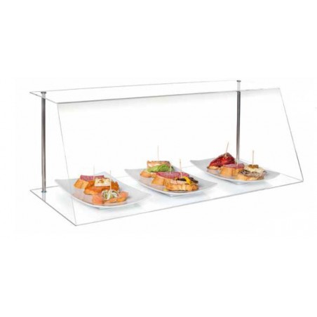 Comprar Vitrina neutra metacrilato MT-S con soportes Varias medidas Vitrinas Gómez en Pepebar