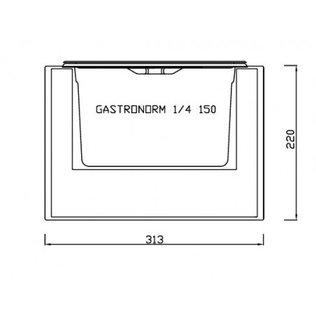 Comprar Vitrina para ingredientes Varias opciones ING y PZ Vitrinas Gómez en Pepebar