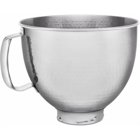 Comprar Bol acero inoxidable martillado 4,83 litros Kitchenaid 5KSM5SSBHM en Pepebar