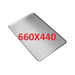 Bandeja perforada aluminio 660x480 Bengolea 660X480 - Catálogo Bandejas panadería