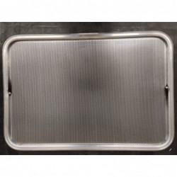 Bandeja perforada aluminio marco reforzado 65 x 45 Bengolea BE65X45MAR - Catálogo Bandejas panadería
