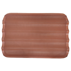 Bandeja perforada acanalada aluminio siliconado 5 canales con marco 60x40 Bengolea 33P5L6503959S(1) - Catálogo Bandejas panadería