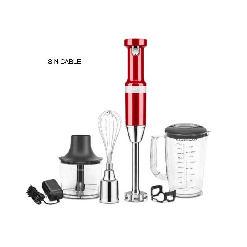 Comprar Batidora inalámbrica rojo manzana Artisan KitchenAid 5KHBBV83ECA en Pepebar
