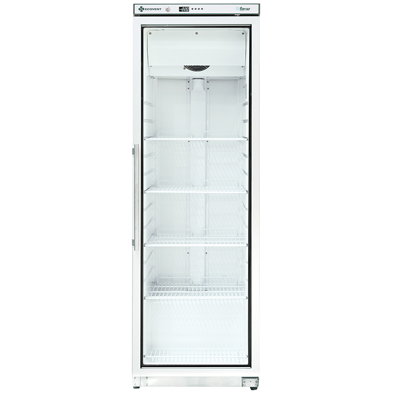 Comprar Congelador frío ventilado puerta de cristal 300 litros Ecovent blanco Fimar G-EFV400G en Pepebar