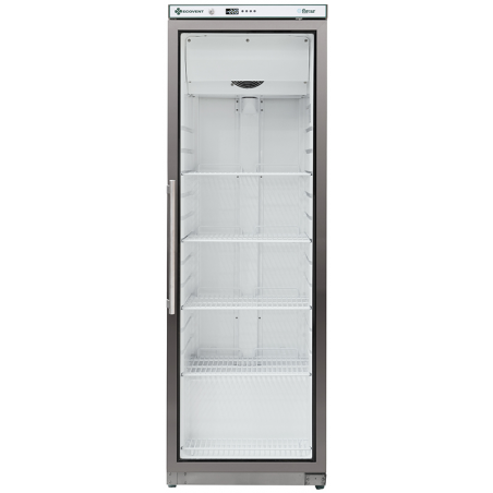 Comprar Congelador frío ventilado acero inoxidable Ecovent 300 litros puerta de cristal Fimar G-EFV400GSS en Pepebar