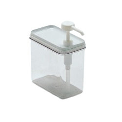 Dosificador rectangular plástico 750ml bomba 4ml Hovicon GKC-H-MK-75 - Catálogo Dosificadores completos de plástico