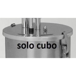 Cubo cilindro con clip inox 3 litros Hovicon CRS-3-V - Catálogo Dispensadores y dosificadores de salsa