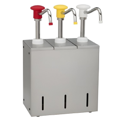 Dosificadores con pulsador de botón inox grupo 3 y recipientes rectangulares de - Pepebar Dosificadores con pulsador de botón inox grupo 3 y recipientes rectangulares de - Catálogo Dosificadores completos de acero inox y plástico