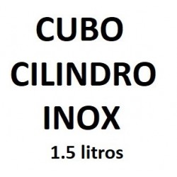 Cubo sin clip inox 1,5 litros cilindro Hovicon CRS-1,5 - Catálogo Dispensadores y dosificadores de salsa