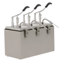 Dosificadores con mando palanca inox grupo 3 rec. de plástico 2,5 litros